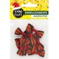 XMAS MINI DECORATIVE FABRIC BOWS 10PCS