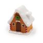 XMAS MINI RESIN GINGERBREAD HOUSE 1PC