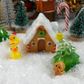 XMAS TINY RESIN GINGERBREAD MEN 6PCS