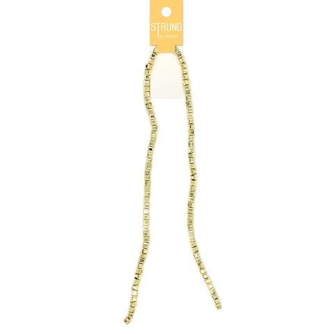 STRUNG FACET CUBE METALLIC GOLD 80PC
