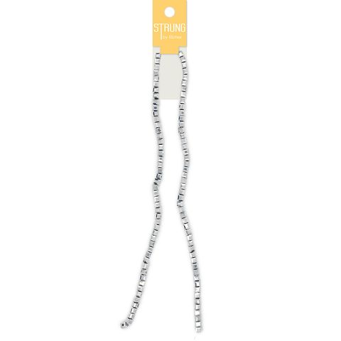STRUNG FACET CUBE METALLIC SILVER 80PC
