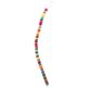 STRUNG STONE FLAT BEAD MULTI