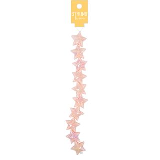 STRUNG GEOMETRIC SHINY STAR PINK 10PC