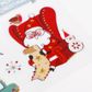 XMAS GLITTER STICKERS SKETCH SANTA 1SH