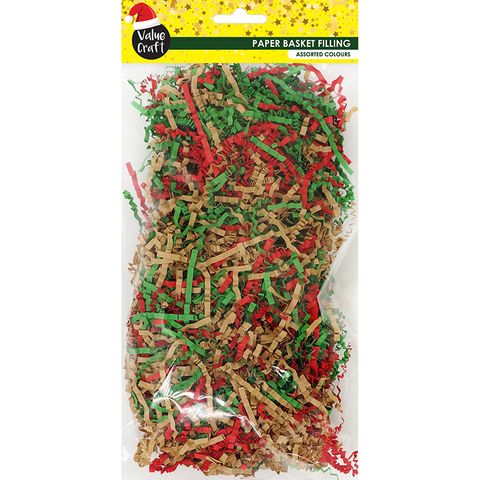 XMAS PAPER BASKET FILL MULTI 36G