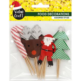 XMAS PAPER PICKS ASSORTED DESIGNS 24PC