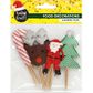 XMAS PAPER PICKS ASSORTED DESIGNS 24PC