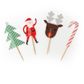 XMAS PAPER PICKS ASSORTED DESIGNS 24PC