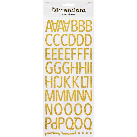 ALPHA FOAM GLITTER GOLD