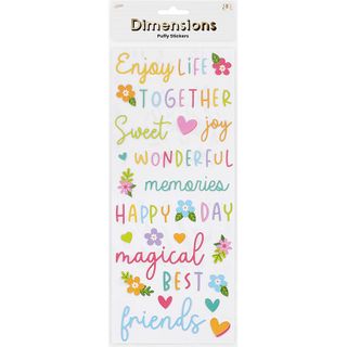 PHRASE HAPPY PUFFY MULTI