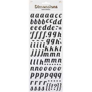 ALPHA NUMERICAL FOAM BLACK