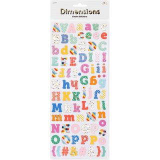 ALPHA NUMERICAL FOAM PATTERNS