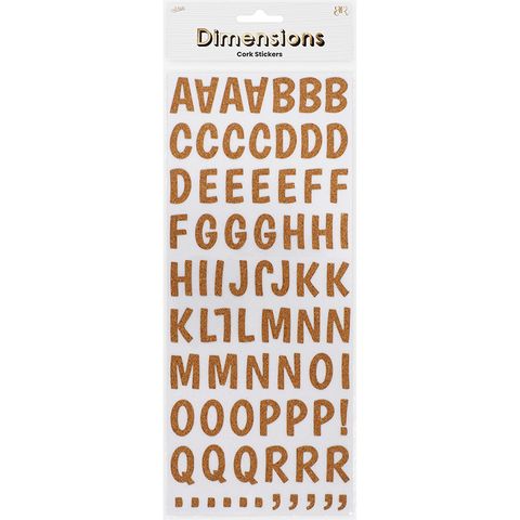 ALPHA NUMERICAL CORK