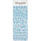 FOAM GLITTER ALPHA SANS SERIF STICKERS