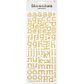 FOAM GLITTER ALPHA SANS SERIF STICKERS