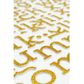 FOAM GLITTER ALPHA SANS SERIF STICKERS