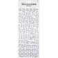 FOAM GLITTER ALPHA SANS SERIF STICKERS