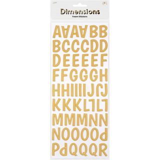 FOAM STITCHES  ALPHA STICKERS