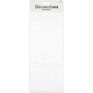 FOAM GLITTER ALPHA SERIF STICKERS