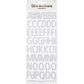 FOAM GLITTER ALPHA SERIF STICKERS