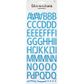 FOAM GLITTER ALPHA SERIF STICKERS