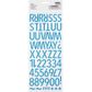 FOAM GLITTER ALPHA SERIF STICKERS