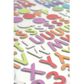 DIMENSIONS  MINI FOAM ALPHA STICKERS