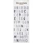 PUFFY ALPHA ABSTRACT STICKERS