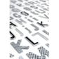 PUFFY ALPHA ABSTRACT STICKERS