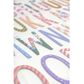 DIMENSIONS  PUFFY ALPHA FLORAL STICKERS