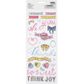 DIMENSIONS  PUFFY PHRASE LOVE STICKERS