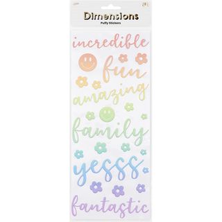 PUFFY PHRASE INSPIRATION STICKERS