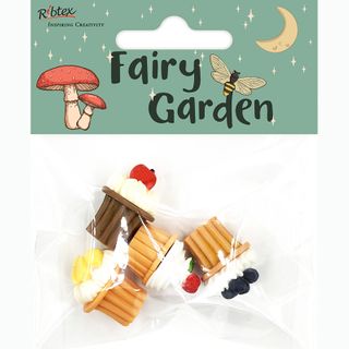 MINI RESIN CUPCAKES 4PC