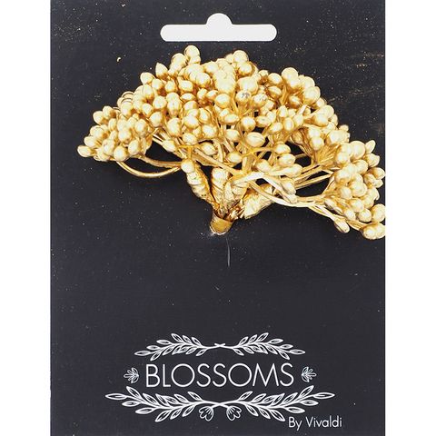 6 HEAD GOLD BLOSSOM SPRAY