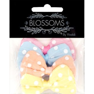 PRINTED SPOT FABRIC BOW