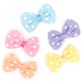 PRINTED SPOT FABRIC BOW