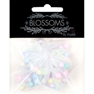 METALLIC POM POM FLOWERS
