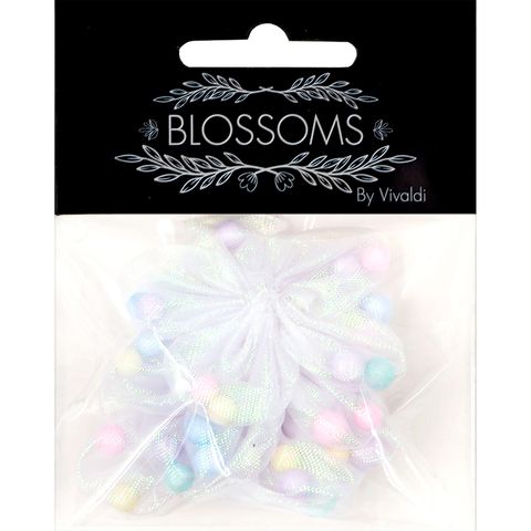 METALLIC POM POM FLOWERS
