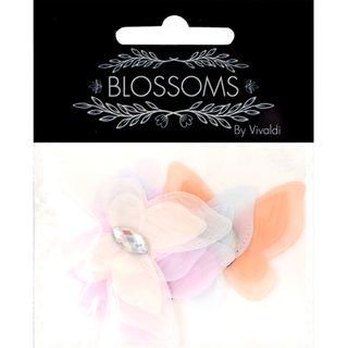 DBL LAYER BFLY EMBELLISHMENT W GEM