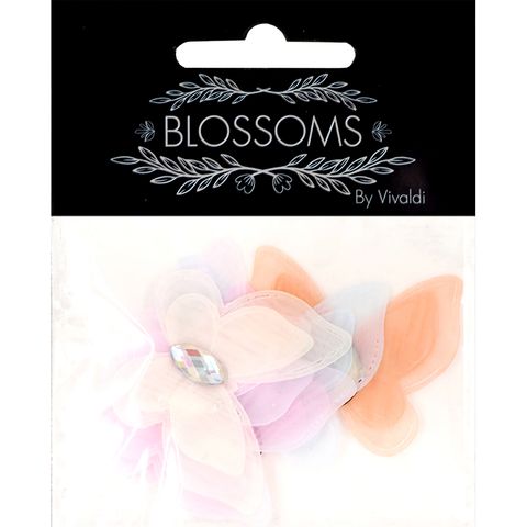 DBL LAYER BFLY EMBELLISHMENT W GEM