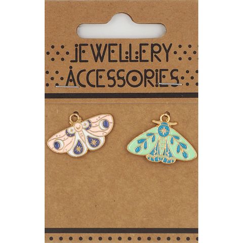 CHRM ENAMEL 2PC DECO MOTHS