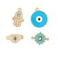 CHARM ENAMEL 4PC EVIL EYES