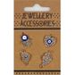CHARM ENAMEL 4PC EVIL EYE SET