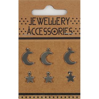 CHRM ALLOY 6PC STRS MOON