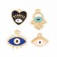 CHRM ENAMEL 4PC DARK EVIL EYES