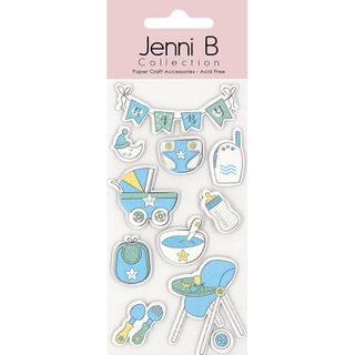 JENNI B BABY FOOD TIME BLUE 11PC