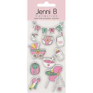 JENNI B BABY FOOD TIME PINK 11PC