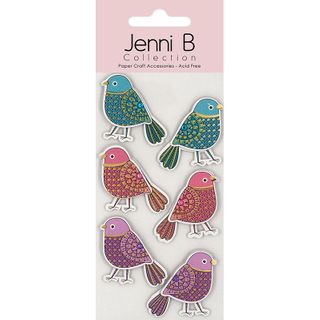 JENNI B DOODLE BIRD 6PC