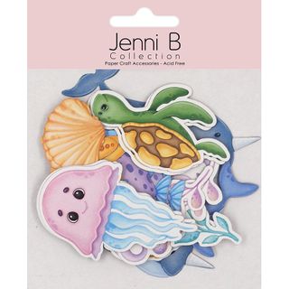 JENNI B DIE CUT MARINE LIFE 24PC