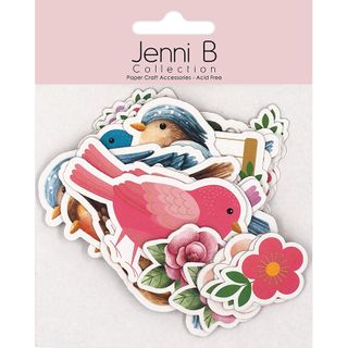 JENNI B DIE CUT SWEET CHIRPS 24PC